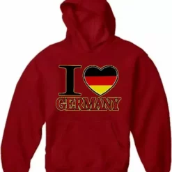 Bewild I Love Germany Hoodie Nationality & Ethnic