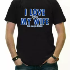 Bewild I Love It When My Wife Lets Me Go Fishing Men's T-Shirt