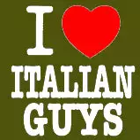 Bewild I Love Italian Guys Girls T-Shirt