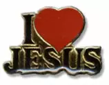 Bewild I Love Jesus Lapel Pin Lapel Pins