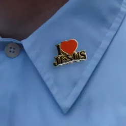 Bewild I Love Jesus Lapel Pin Lapel Pins