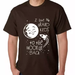 Bewild I Love My GrandKids To The Moon And Back Mens T-shirt
