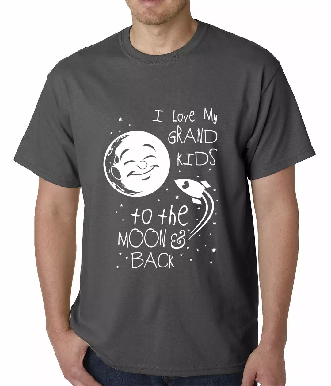 Bewild I Love My GrandKids To The Moon And Back Mens T-shirt 5 Bewild I Love My GrandKids To The Moon And Back Mens T-shirt