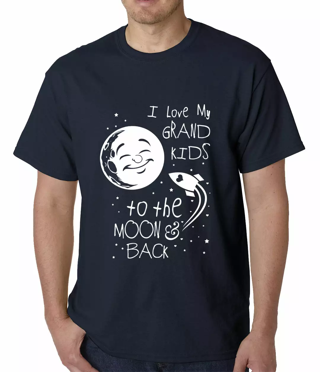 Bewild I Love My GrandKids To The Moon And Back Mens T-shirt 10 Bewild I Love My GrandKids To The Moon And Back Mens T-shirt