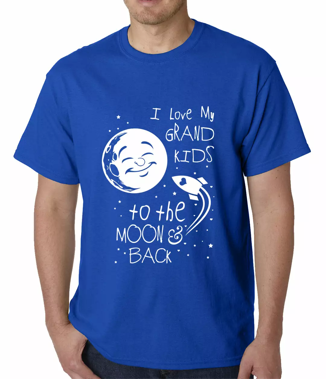 Bewild I Love My GrandKids To The Moon And Back Mens T-shirt 12 Bewild I Love My GrandKids To The Moon And Back Mens T-shirt