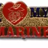 Bewild I Love My Marine Lapel Pin 1 Bewild I Love My Marine Lapel Pin
