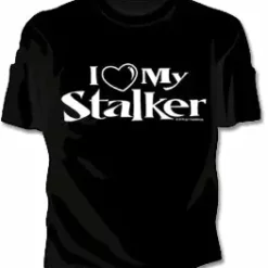 Bewild I Love My Stalker Girls T-Shirt Cool Funny & Offensive