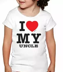 Bewild I Love My Uncle Kids T-Shirt Positive Reinforcement