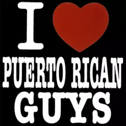 Bewild I Love Puerto Rican Guys Girls T-Shirt Cool Funny & Offensive