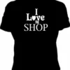 Bewild Cool Funny & Offensive I Love To Shop Girls T-Shirt