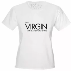 Bewild Cool Funny & Offensive I'm A Virgin Girls T-Shirt