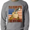 Bewild I'm All For Gun Control, I Use Both Hands Adult Crewneck 1 Bewild I'm All For Gun Control, I Use Both Hands Adult Crewneck