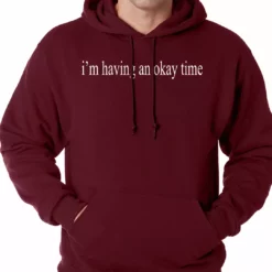 Bewild I'm Having An Okay Time Adult Hoodie Famous Quotes And Sayings 16 Bewild I'm Having An Okay Time Adult Hoodie Famous Quotes And Sayings