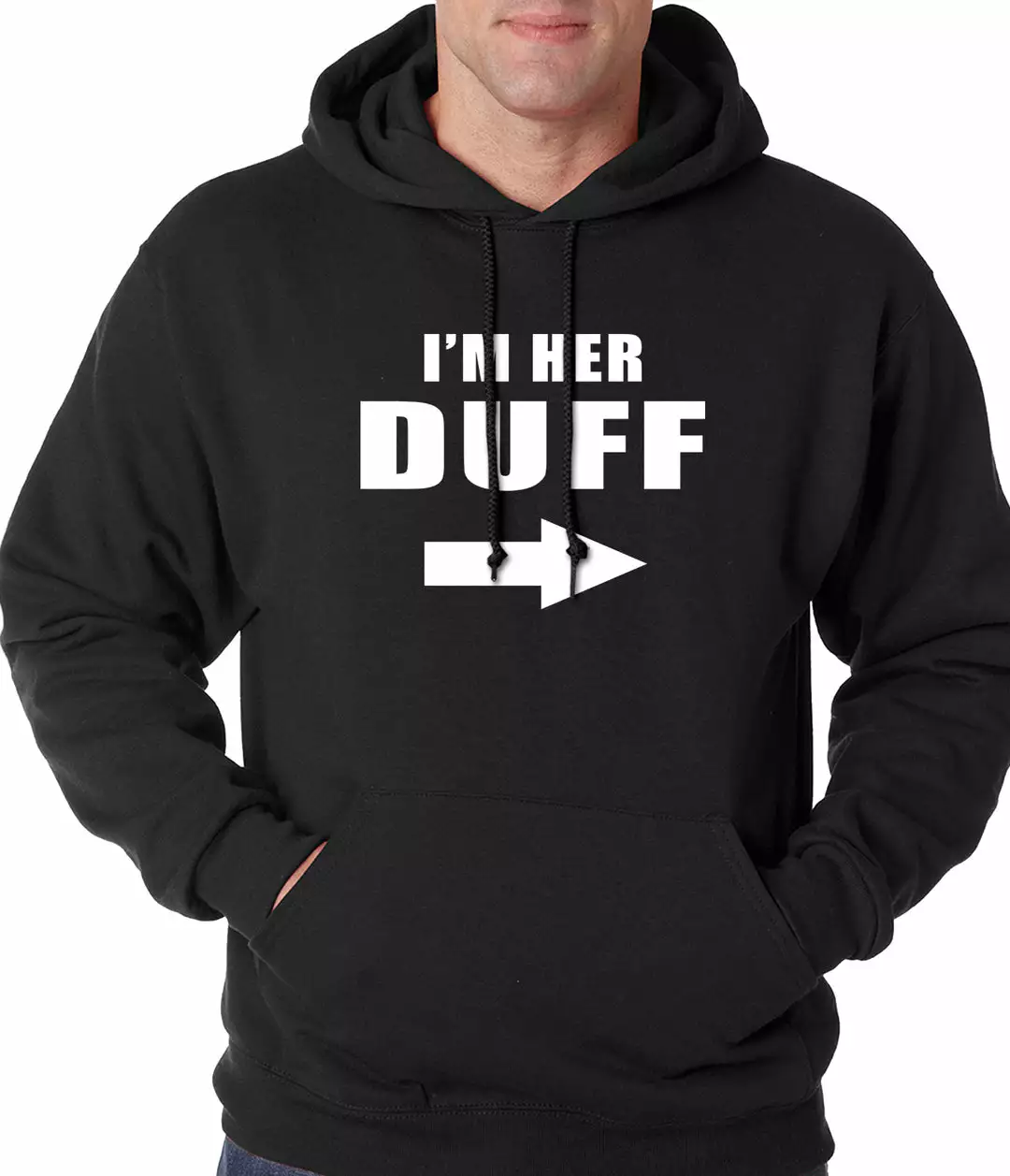 Bewild Famous Quotes And Sayings I'm Her DUFF Arrow Designated Ugly Fat Friend Adult Hoodie 3 Bewild Famous Quotes And Sayings I'm Her DUFF Arrow Designated Ugly Fat Friend Adult Hoodie