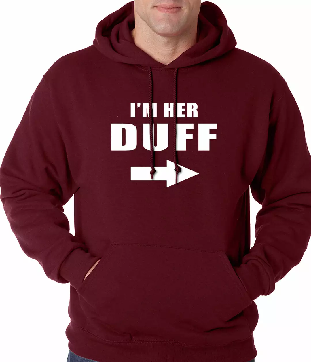 Bewild Famous Quotes And Sayings I'm Her DUFF Arrow Designated Ugly Fat Friend Adult Hoodie 9 Bewild Famous Quotes And Sayings I'm Her DUFF Arrow Designated Ugly Fat Friend Adult Hoodie