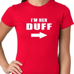Bewild I'm Her DUFF Arrow Designated Ugly Fat Friend Girls T-shirt
