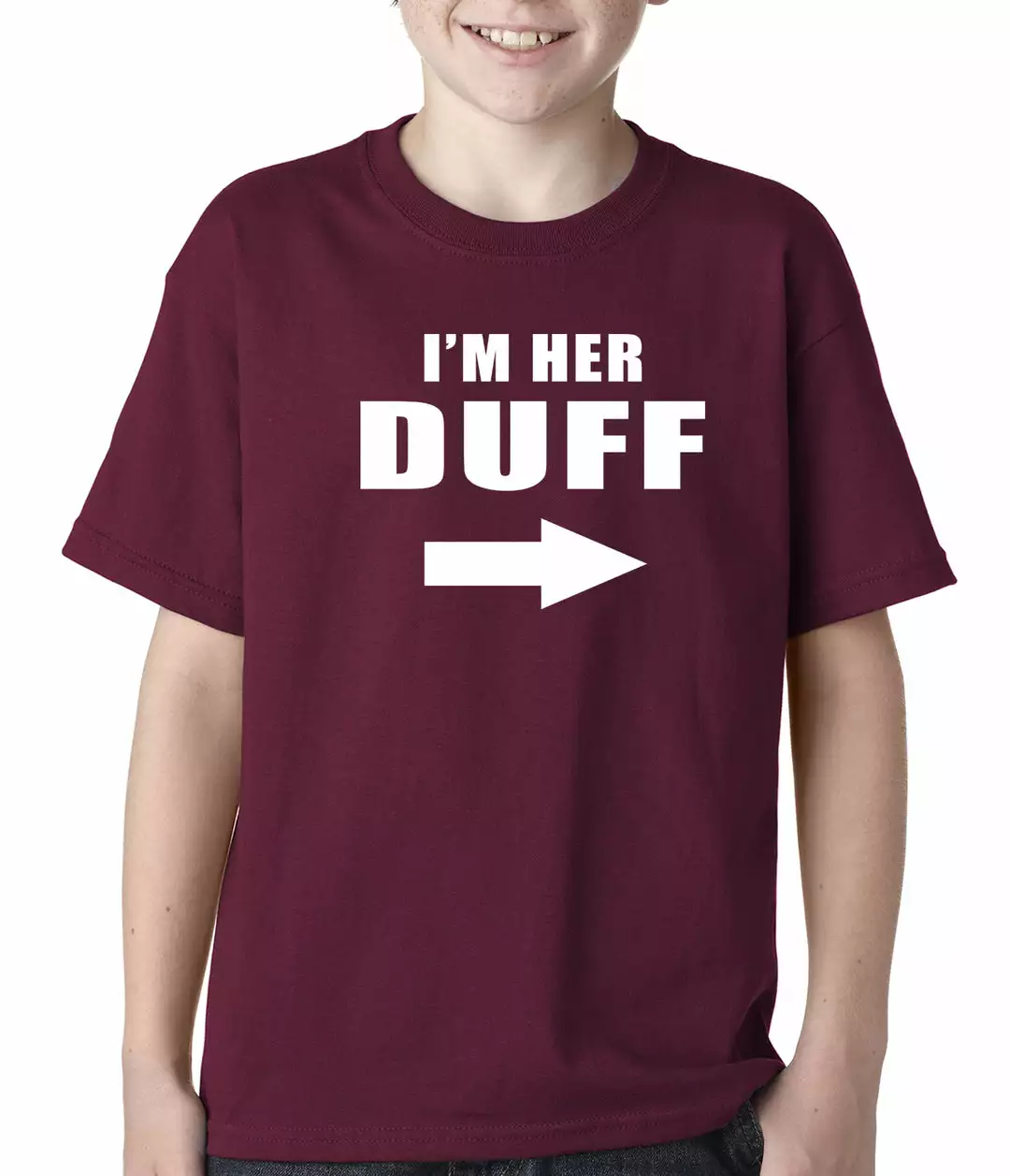 Bewild Famous Quotes And Sayings I'm Her DUFF Arrow Designated Ugly Fat Friend Kids T-shirt 7 Bewild Famous Quotes And Sayings I'm Her DUFF Arrow Designated Ugly Fat Friend Kids T-shirt