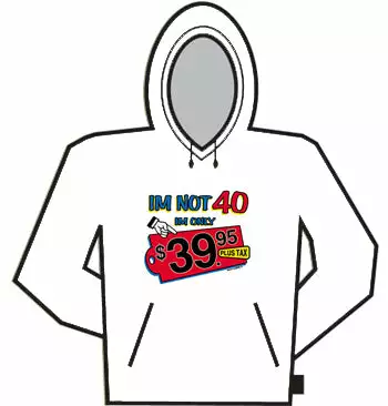 Bewild I'm Not 40 Hoodie Cool Funny & Offensive 3 Bewild I'm Not 40 Hoodie Cool Funny & Offensive