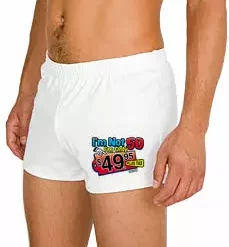 Bewild Men's Boxers I'm Not 50 Boxer Shorts