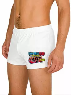 Bewild Men's Boxers I'm Not 50 Boxer Shorts 3 Bewild Men's Boxers I'm Not 50 Boxer Shorts