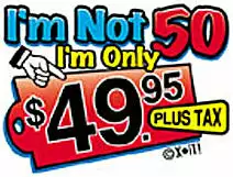 Bewild Men's Boxers I'm Not 50 Boxer Shorts