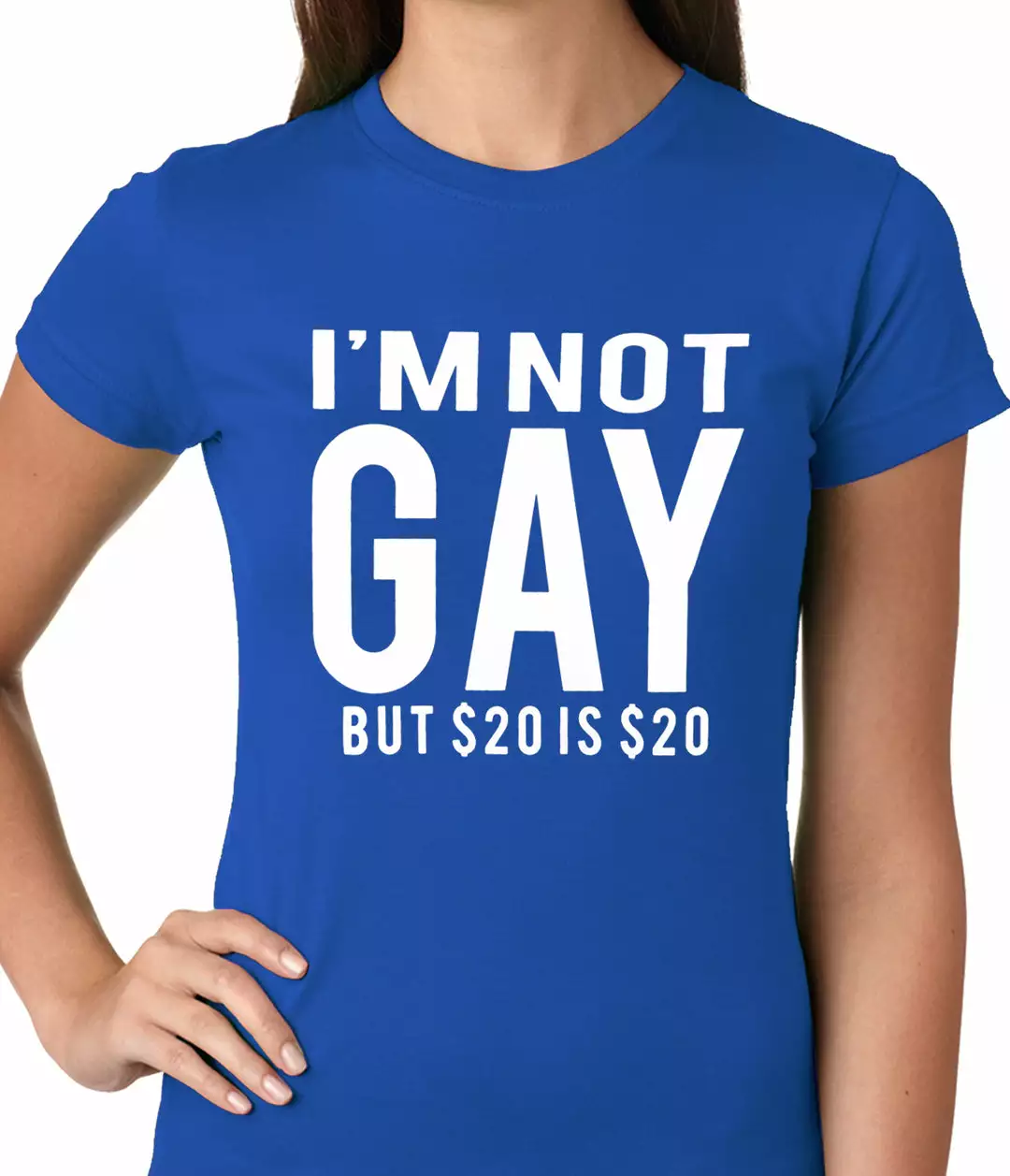 Bewild I'm Not Gay But 20 Dollars Is 20 Dollars Ladies T-shirt Cool Funny & Offensive 11 Bewild I'm Not Gay But 20 Dollars Is 20 Dollars Ladies T-shirt Cool Funny & Offensive