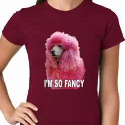 Bewild I'm So Fancy - Pink Poodle Ladies T-shirt Cool Funny & Offensive 20 Bewild I'm So Fancy - Pink Poodle Ladies T-shirt Cool Funny & Offensive