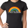 Bewild Positive Reinforcement I'm So Gay I Shit Rainbows Ladies T-shirt