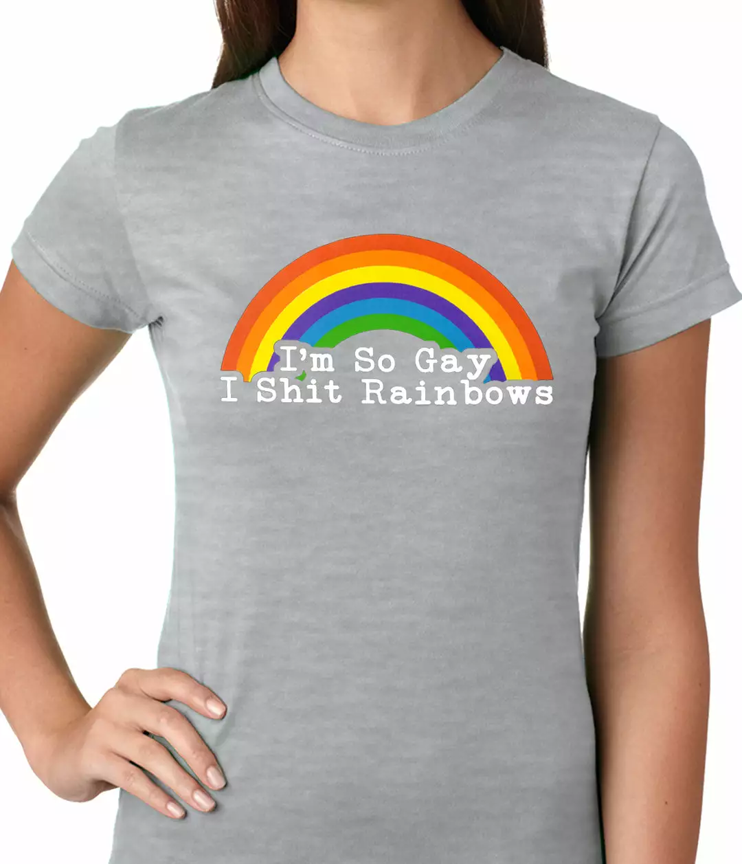 Bewild Positive Reinforcement I'm So Gay I Shit Rainbows Ladies T-shirt 5 Bewild Positive Reinforcement I'm So Gay I Shit Rainbows Ladies T-shirt