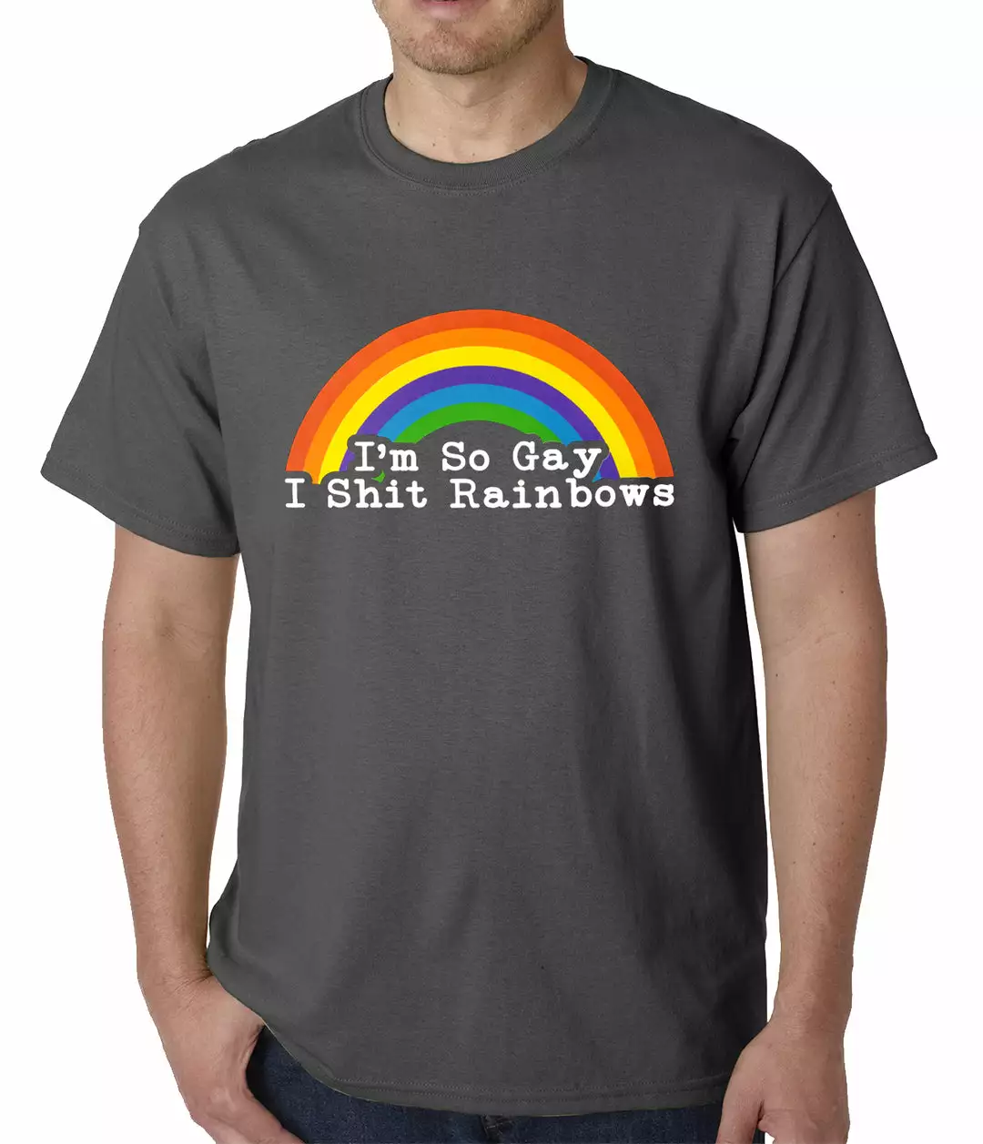 Bewild I'm So Gay I Shit Rainbows Mens T-shirt 5 Bewild I'm So Gay I Shit Rainbows Mens T-shirt