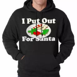 Bewild I Put Out For Santa Funny Adult Hoodie