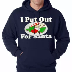 Bewild I Put Out For Santa Funny Adult Hoodie