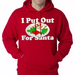 Bewild I Put Out For Santa Funny Adult Hoodie