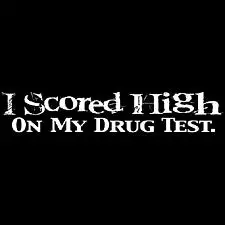 Bewild I Scored High, Drug Test Girls T-Shirt Cool Funny & Offensive