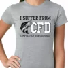 Bewild I Suffer From Compulsive Fishing Disorder Ladies T-shirt Cool Funny & Offensive