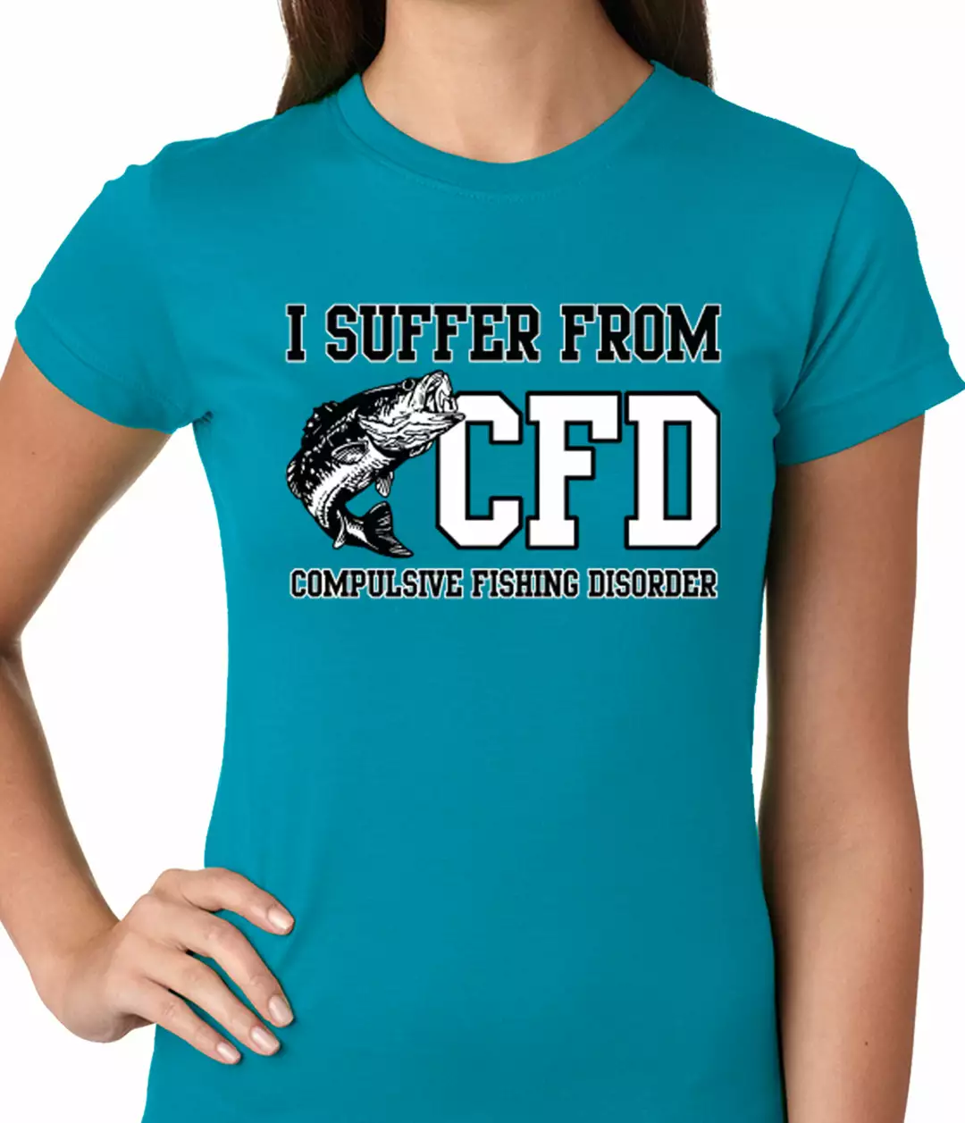 Bewild I Suffer From Compulsive Fishing Disorder Ladies T-shirt Cool Funny & Offensive 10 Bewild I Suffer From Compulsive Fishing Disorder Ladies T-shirt Cool Funny & Offensive