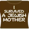 Bewild I Survived A Jewish Mother Girls T-Shirt (Brown) 2 Bewild I Survived A Jewish Mother Girls T-Shirt (Brown)
