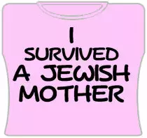 Bewild I Survived A Jewish Mother Girls T-Shirt (Pink)