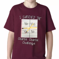 Bewild Cool Funny & Offensive I Survived Charlie Charlie Kids T-shirt 12 Bewild Cool Funny & Offensive I Survived Charlie Charlie Kids T-shirt