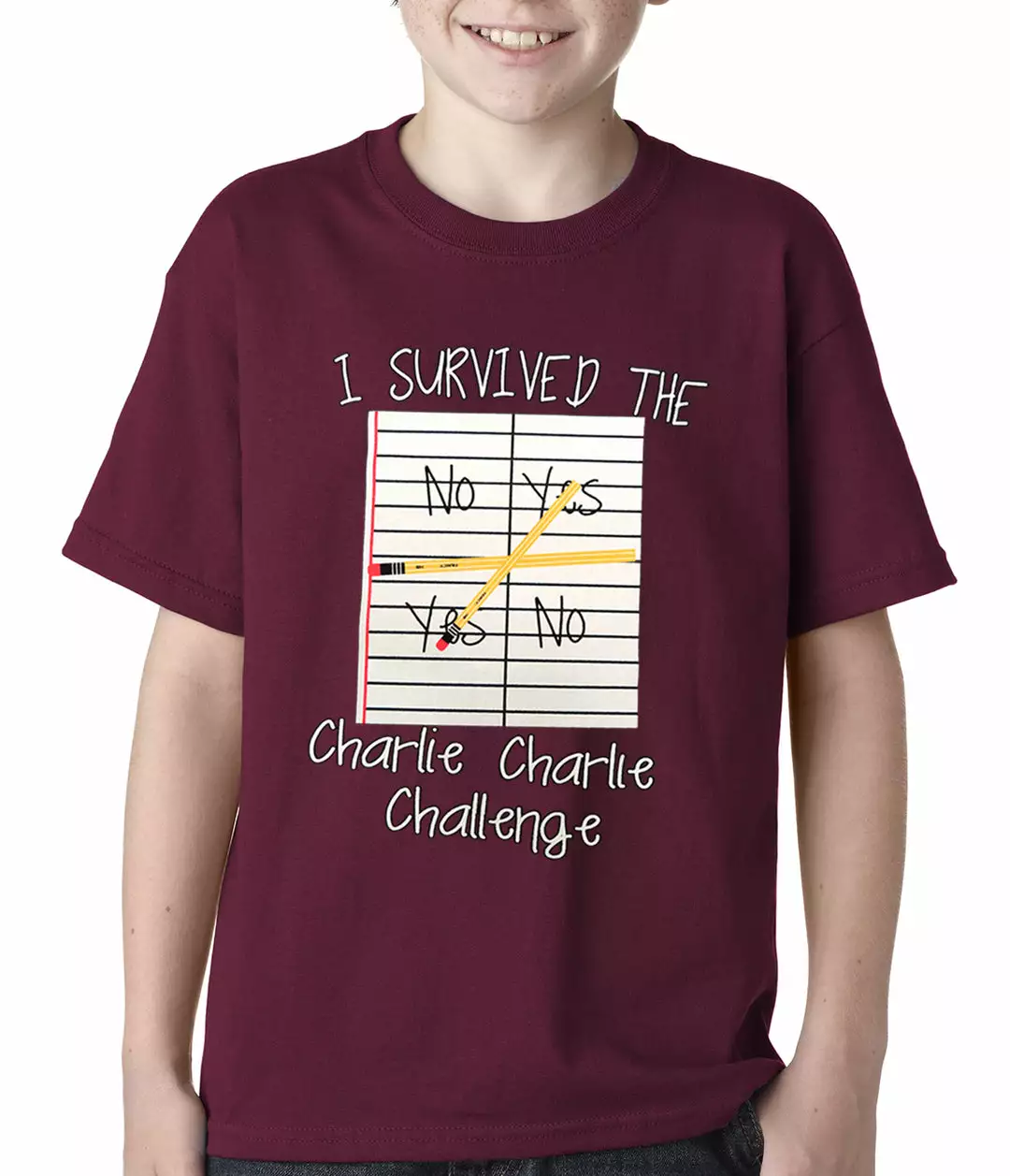 Bewild Cool Funny & Offensive I Survived Charlie Charlie Kids T-shirt 6 Bewild Cool Funny & Offensive I Survived Charlie Charlie Kids T-shirt