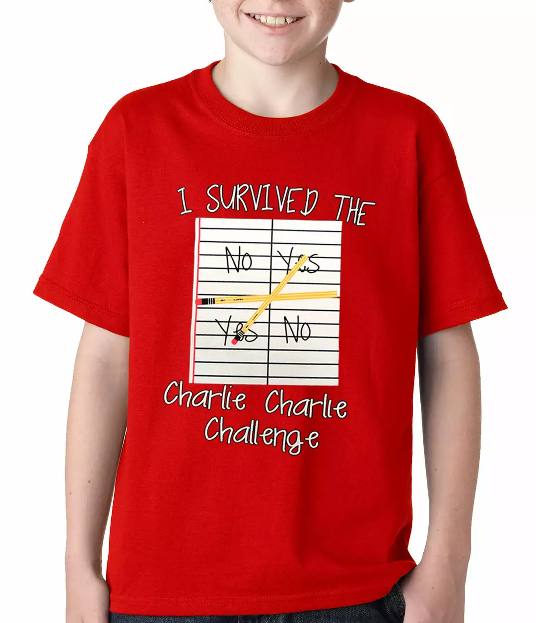 Bewild Cool Funny & Offensive I Survived Charlie Charlie Kids T-shirt 8 Bewild Cool Funny & Offensive I Survived Charlie Charlie Kids T-shirt