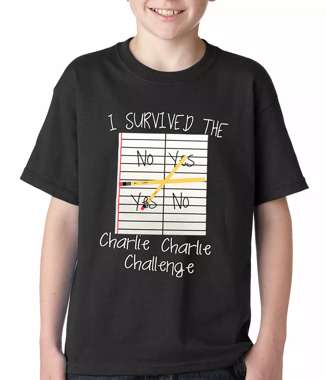 Bewild Cool Funny & Offensive I Survived Charlie Charlie Kids T-shirt 3 Bewild Cool Funny & Offensive I Survived Charlie Charlie Kids T-shirt
