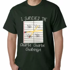 Bewild I Survived Charlie Charlie Mens T-shirt Say It Loud 16 Bewild I Survived Charlie Charlie Mens T-shirt Say It Loud
