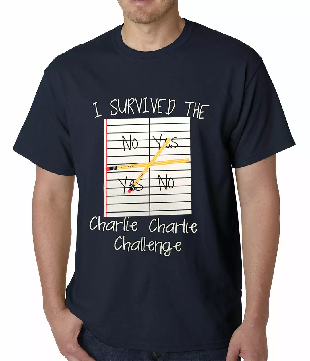 Bewild I Survived Charlie Charlie Mens T-shirt Say It Loud 10 Bewild I Survived Charlie Charlie Mens T-shirt Say It Loud