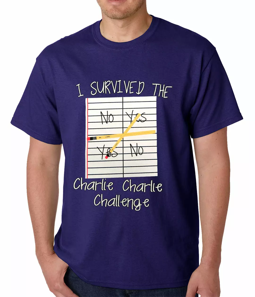 Bewild I Survived Charlie Charlie Mens T-shirt Say It Loud 11 Bewild I Survived Charlie Charlie Mens T-shirt Say It Loud