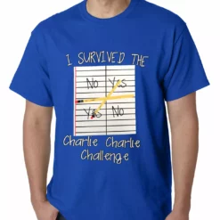 Bewild I Survived Charlie Charlie Mens T-shirt Say It Loud 23 Bewild I Survived Charlie Charlie Mens T-shirt Say It Loud