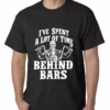 Bewild I've Spent A Lot Of Time Behind Bars Mens T-shirt 2 Bewild I've Spent A Lot Of Time Behind Bars Mens T-shirt