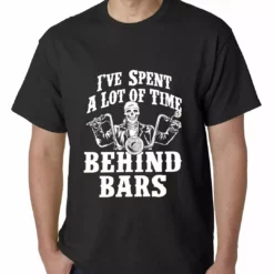 Bewild I've Spent A Lot Of Time Behind Bars Mens T-shirt