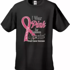 Bewild I Wear Pink For Someone Special Men's T-Shirt Say It Loud