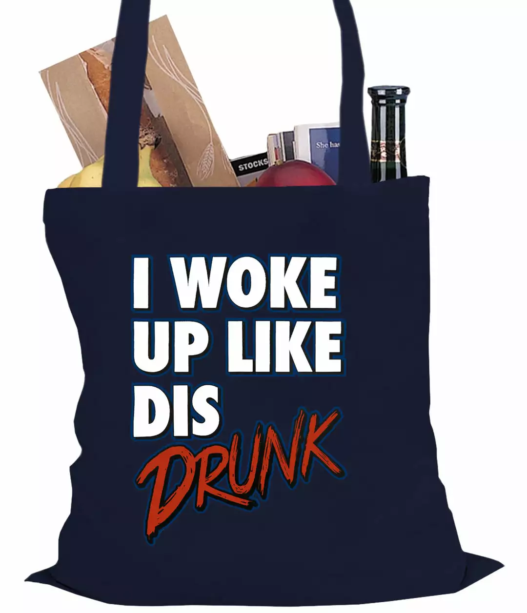 Bewild Hip-Hop Inspired I Woke Up Like Dis, Drunk Tote Bag 6 Bewild Hip-Hop Inspired I Woke Up Like Dis, Drunk Tote Bag